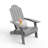 Our Store Loganne All Weather Outdoor HIPS Plastic Folding Adirondack Chair Fire Pit Chairs Oversized Patio Chair-65267623