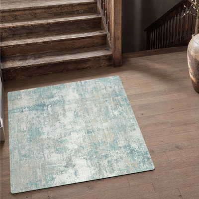 Elroy Modern Abstract Non-Slip Stair Landing Mat