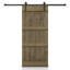 Porte de grange en bois à panneaux avec trousse de quincaillerie d'installation-85994914-85994904