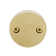 14" 20 Gauge Brass Tip-Toe Bathtub Leg Drain Assembly with 2-Hole Overflow - Fully Finished
