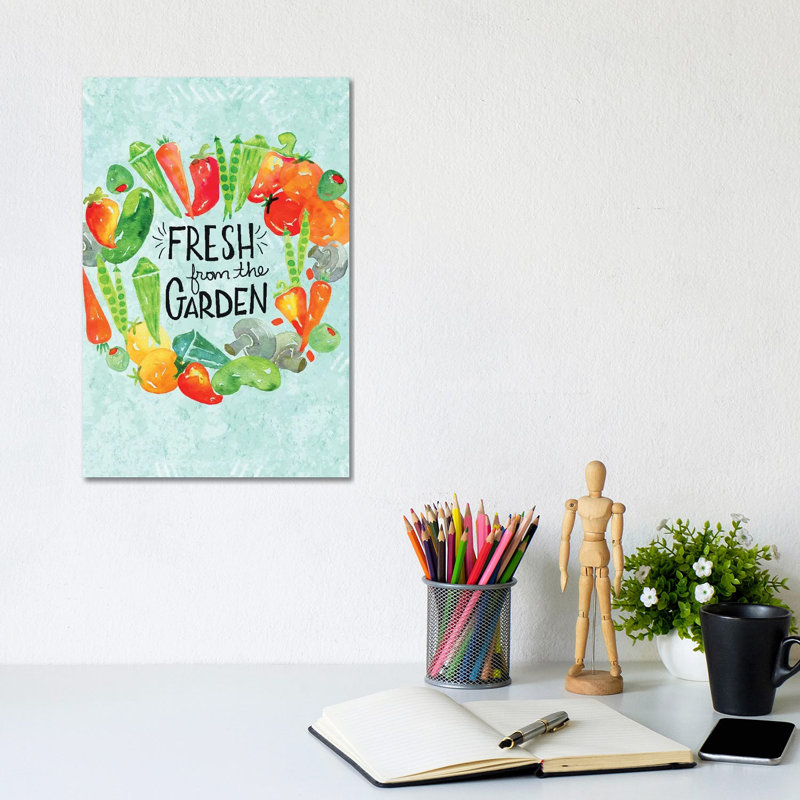 Garden Fresh II 1 Piece Wrapped Canvas Wall Art, 20.32 cm H x 30.48 cm W