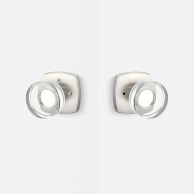 Luna Privacy Knob, Satin Nickel