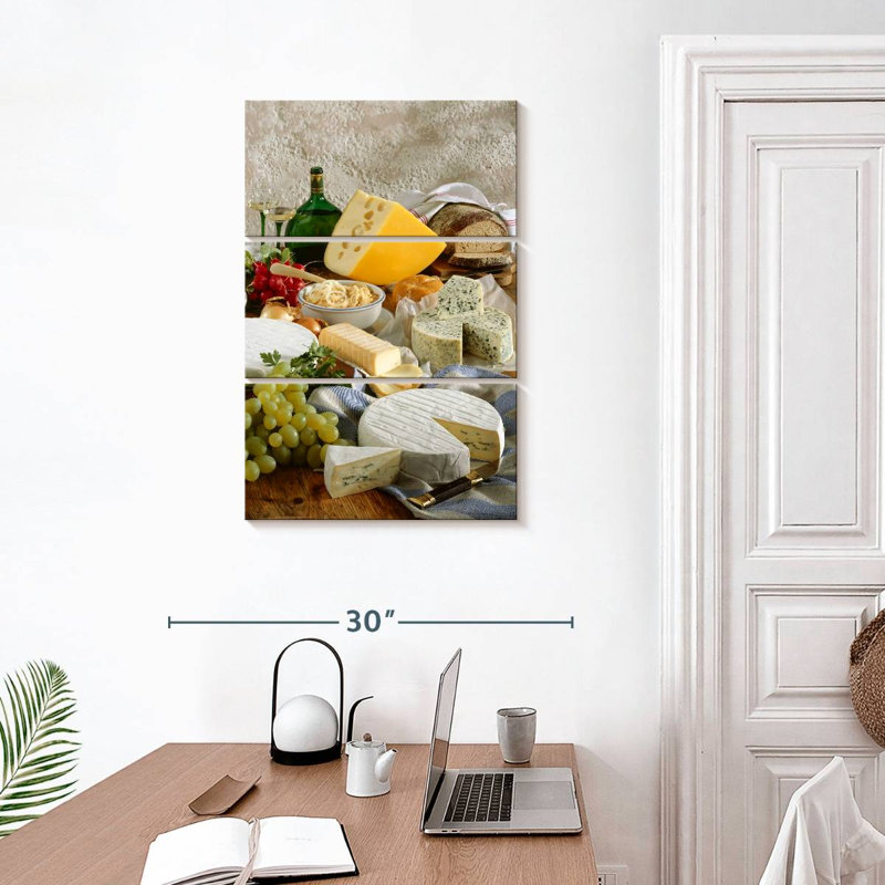 Yarlin Bavarian Cheeses, 32" H x 20" W