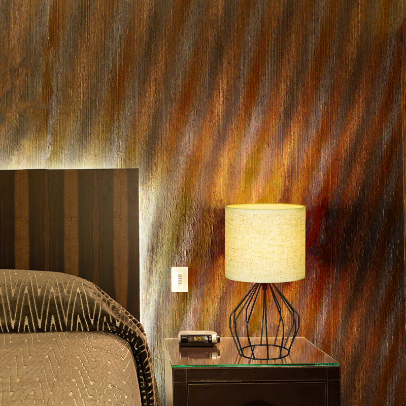 Lampe de table en métal Bertille, Beige