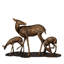 Deer Bronze Garden Statue
