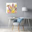 «Fresh Petals VI Contemporary Butterfly Flower Spring», art mural-24481499