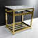 Kingston Brass Quadras 31-Inch Ceramic Console Sink with Steel Base and Shelf