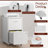 2 Drawer Rolling File Cabinet on Wheels, White Mobile Two Drawer Filing Cabinet with Lock, Small Files Cabinets for Under Desk, Metal Filing Cabinets for Letter Size Folders-1479775436