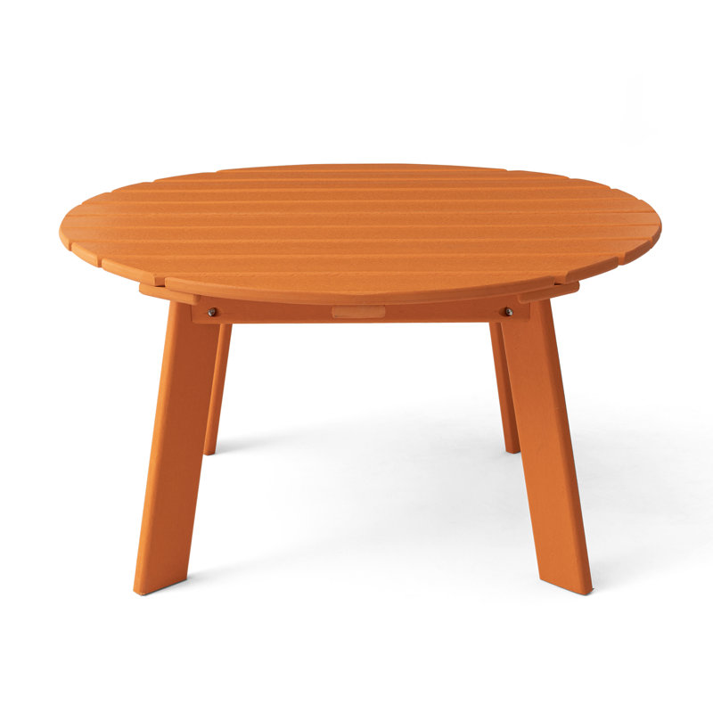 Table basse Ramonita, Mandarine, H 19 po x l 35,5 po x P 35,5 po
