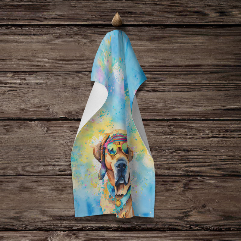 Serviette de cuisine Mastiff Hippie Dawg