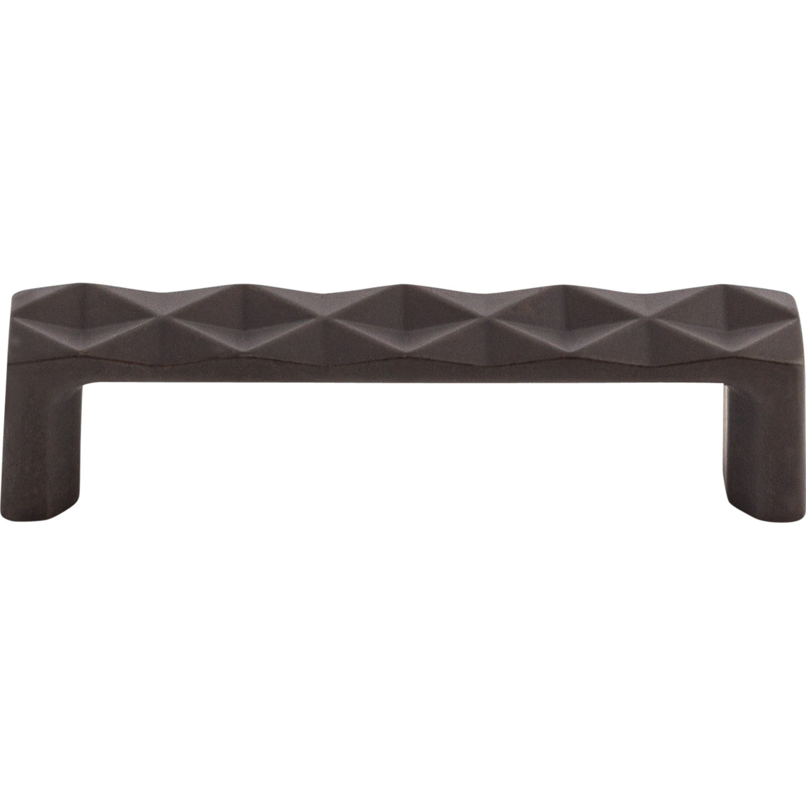 Quilted Bar Cabinet Pull, 3 3/4" Center to Center, Sable