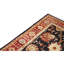 Hand Knotted Wool Area Rug in Brown And Rust