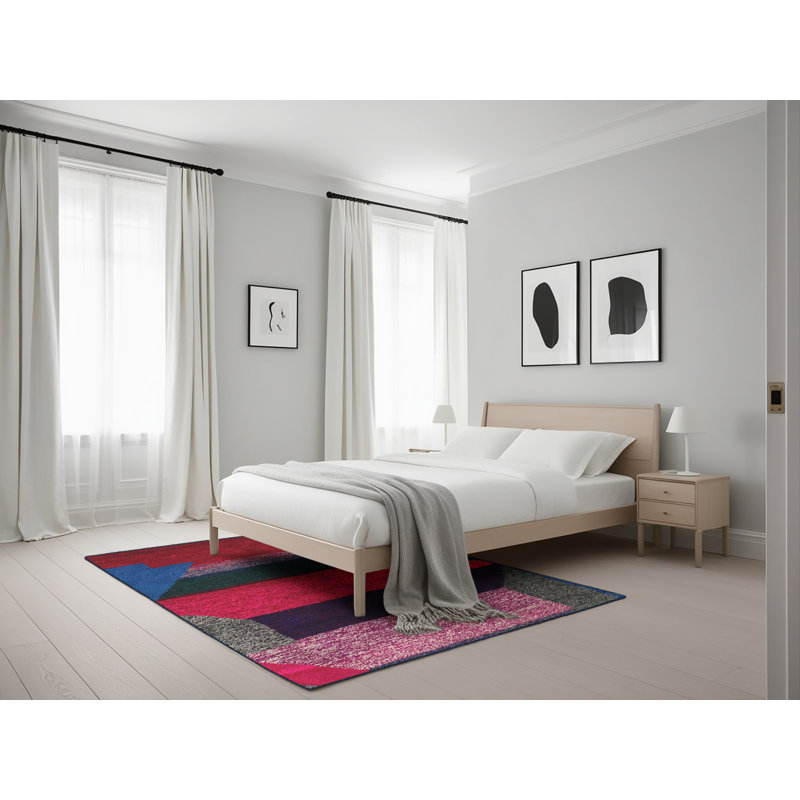Tapis abstrait moderne 3090, Rectangle 5 pi x 7 pi