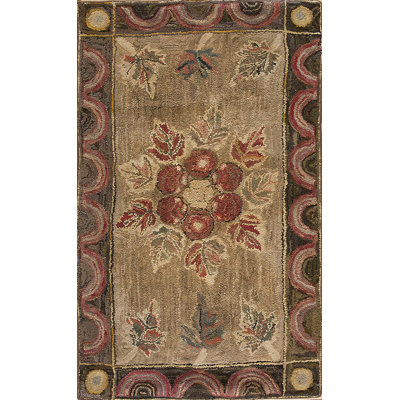 Tapis crocheté floral