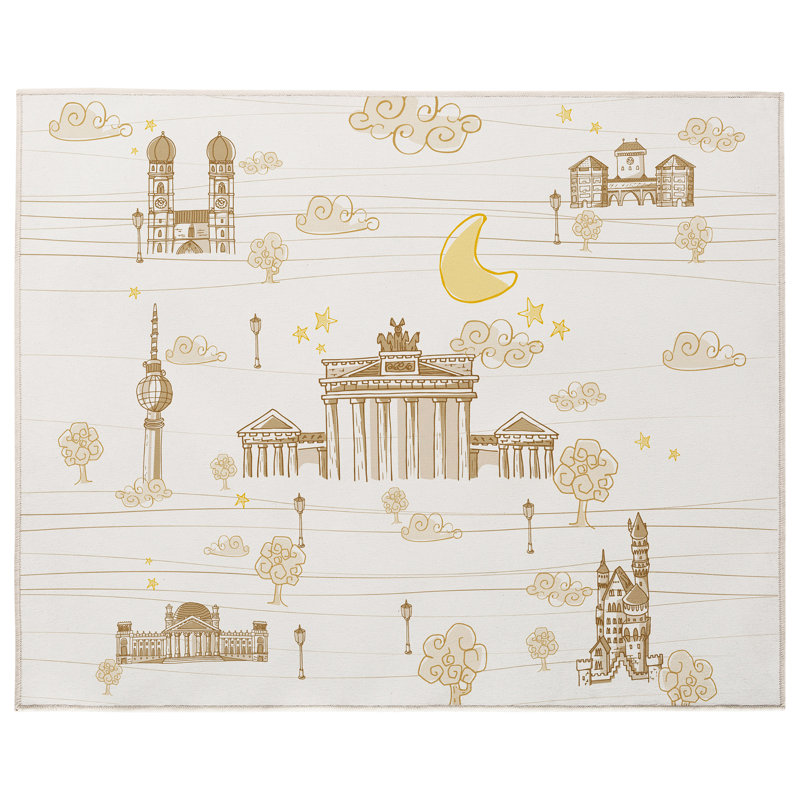 Israel 90cm L Cotton Playmat, Beige