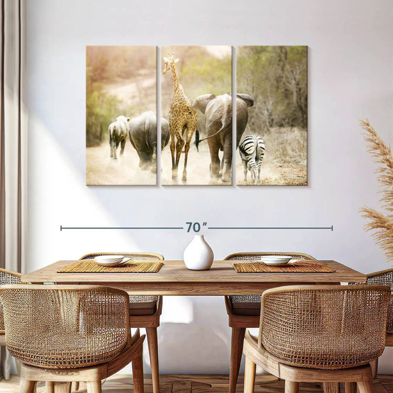 Safari Brampt Friends, 36" H x 57" W