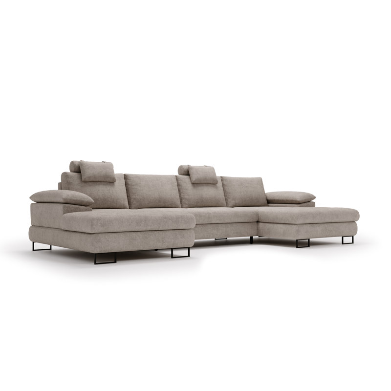 Teketa 3 Seater Corner Sofa , Beige