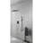 10 Inch Shower Head Bathroom Luxury Rain Mixer Shower Complete Combo Set Wall Mounted