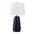 Jude Navy Blue Ceramic Table Lamp