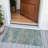Machine Washable Indoor/Outdoor Xhevrie Aqua Rug-112027197