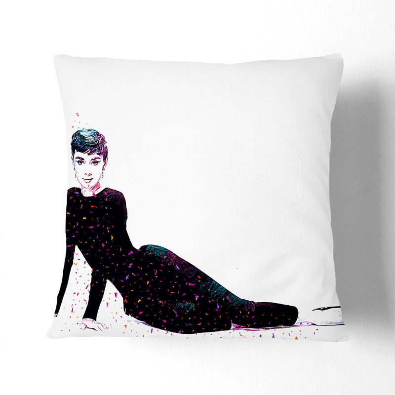 Square Cushion, Black, 55 x 55 cm