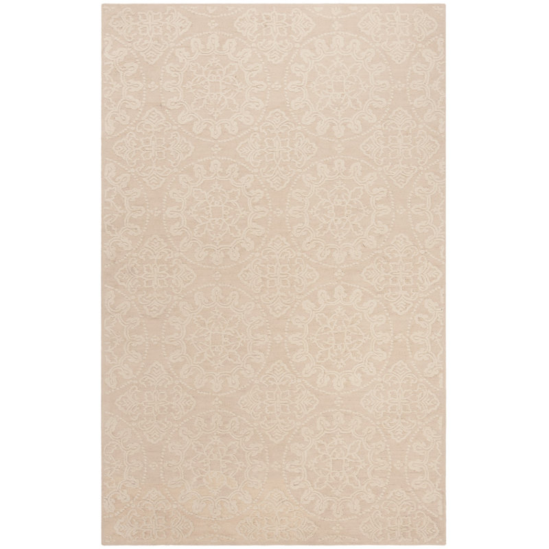 Tapis en laine tissé à la main Terazza, Rectangle 8 pi 6 po x 11 pi 6 po