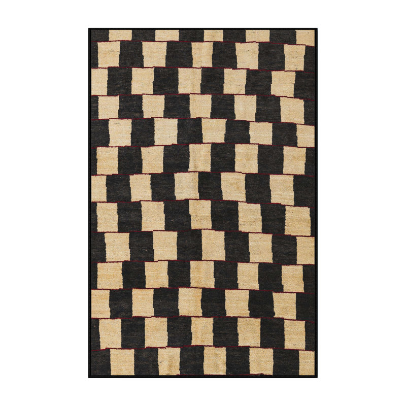 Tapis abstrait moderne 5291, Rectangle 5 pi x 7 pi