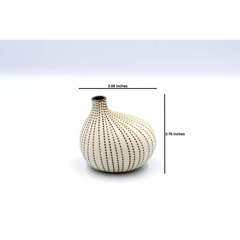 Vase de table Banyon, Brun