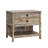 Farmhouse Filing Cabinet With One Storage Drawer And Shelf