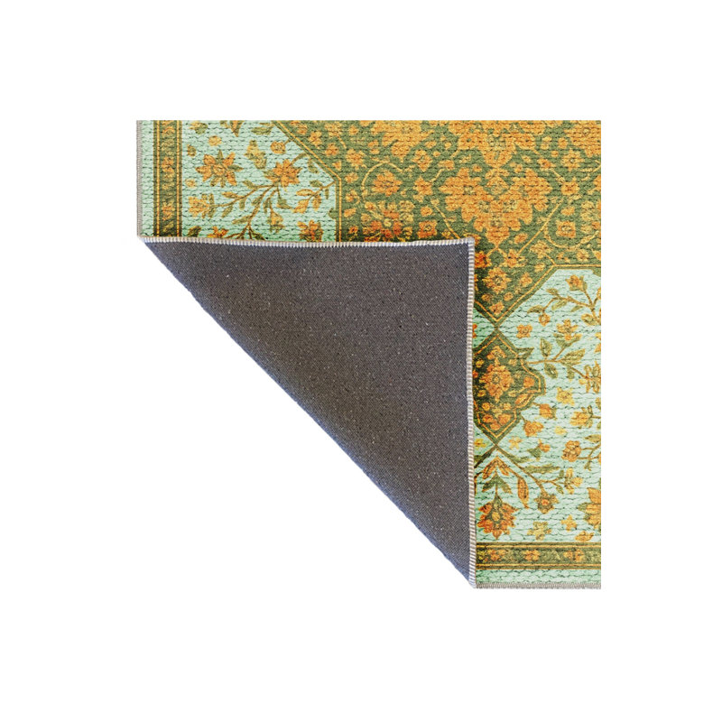 Tapis beige tissé traditionnel Mosso, 3'11" x 5'11"