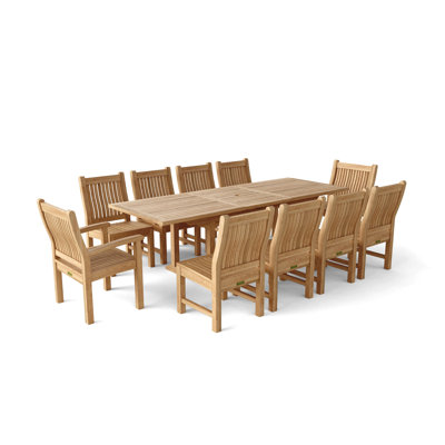 Ensemble repas 7 pièces teck bahama