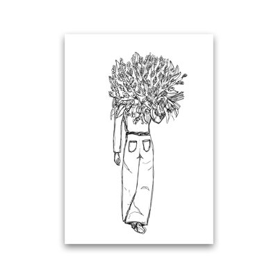Flower Woman by Carissa Tanton - Print