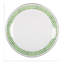 Green Scallop Handmade Enamelware Platter