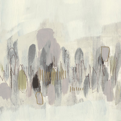 Neutral Shapes II by Jennifer Goldberger - Wrapped Canvas Painting