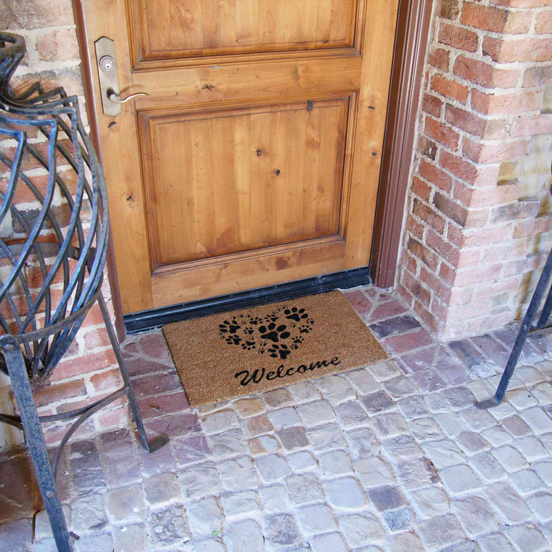 Abbeyville Non-Slip Valentine's Day Doormat, 1'6" x 2'6"