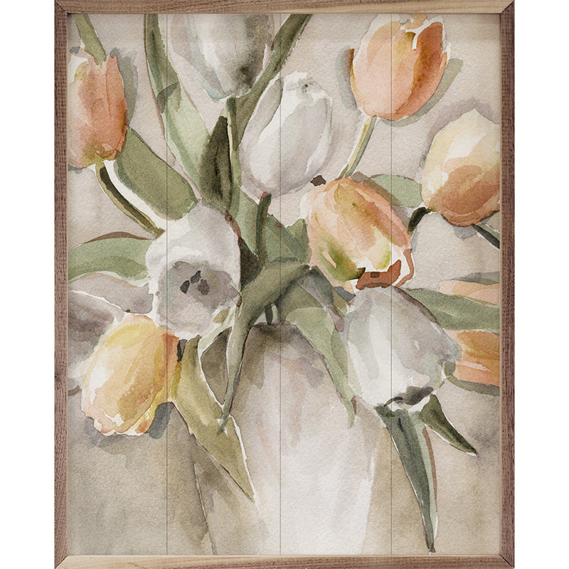 Tomorrow's Tulips II By Carol Robinson, H 20 po x l 16 po