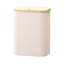 Panier à linge 3 compartiments de 1160 L avec couvercle et sac de rangement amovible-1697036980-1697036981