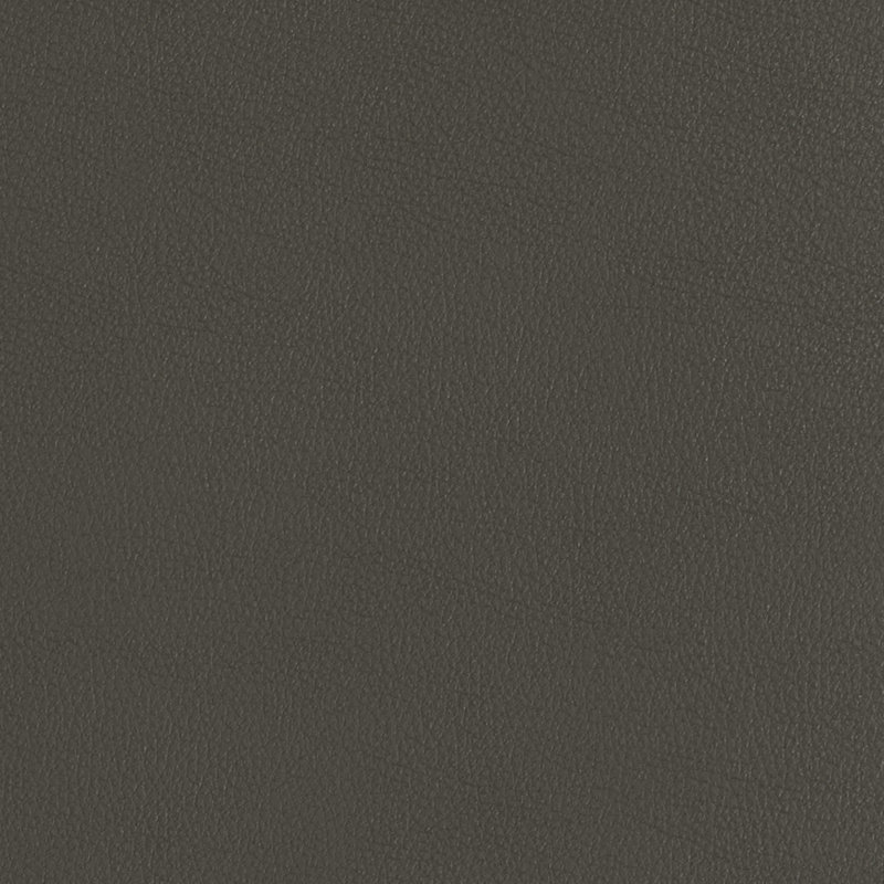 Canapé Mid-Century moderne en cuir véritable Livingston, L 90 po, Charbon