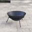 Emrys Cast Iron Bowl with Tubular Steel Stand