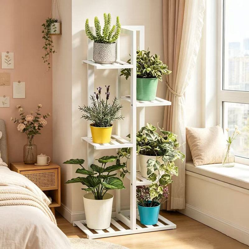 Solid Wood 5 Tier Plant Stand