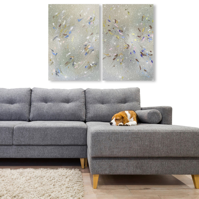 Spontaneous Traces Set Set by Oliver Gal, 30"H x 20"W, Gallery Wrapped