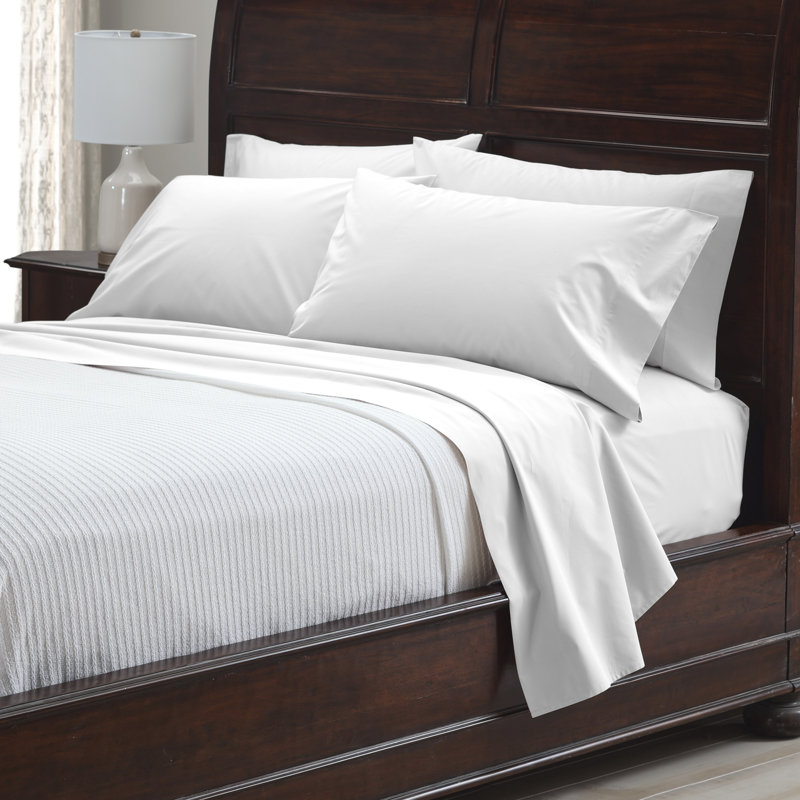 Sheet Set, Twin Sheet Set with 1 Pillowcase, White