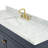 Hamlet 67'' Single Bathroom Vanity with Carrara Marble Top-93068175