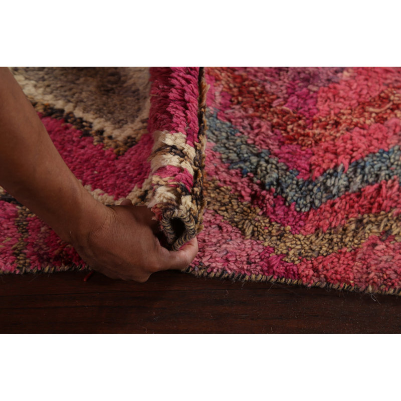 Tapis marocain en laine noué à la main 5 x 9