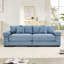 Canapé modulaire surdimensionné en nuage de 92 pouces, tissu en velours côtelé, accoudoirs très larges, conception ergonomique, coussins à haute résilience, assemblage facile, idéal pour les salons et les chambres-2050415755
