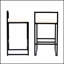 Ensemble de 2 tabourets de bar modernes en similicuir avec structure en métal durable pour îlot de cuisine et comptoir