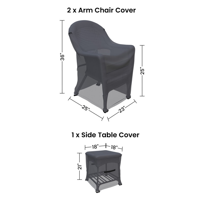Housses de patio pour chaises et table Byxbee