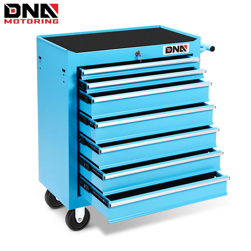 15 in. W -Drawer Steel Bottom Rollaway Chest with Wheels