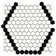 Hive Pattern 12" x 12" Matte Porcelain Mosaic Floor and Wall Tile