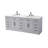84 inch Double Bathroom Vanity in Grey-333765166